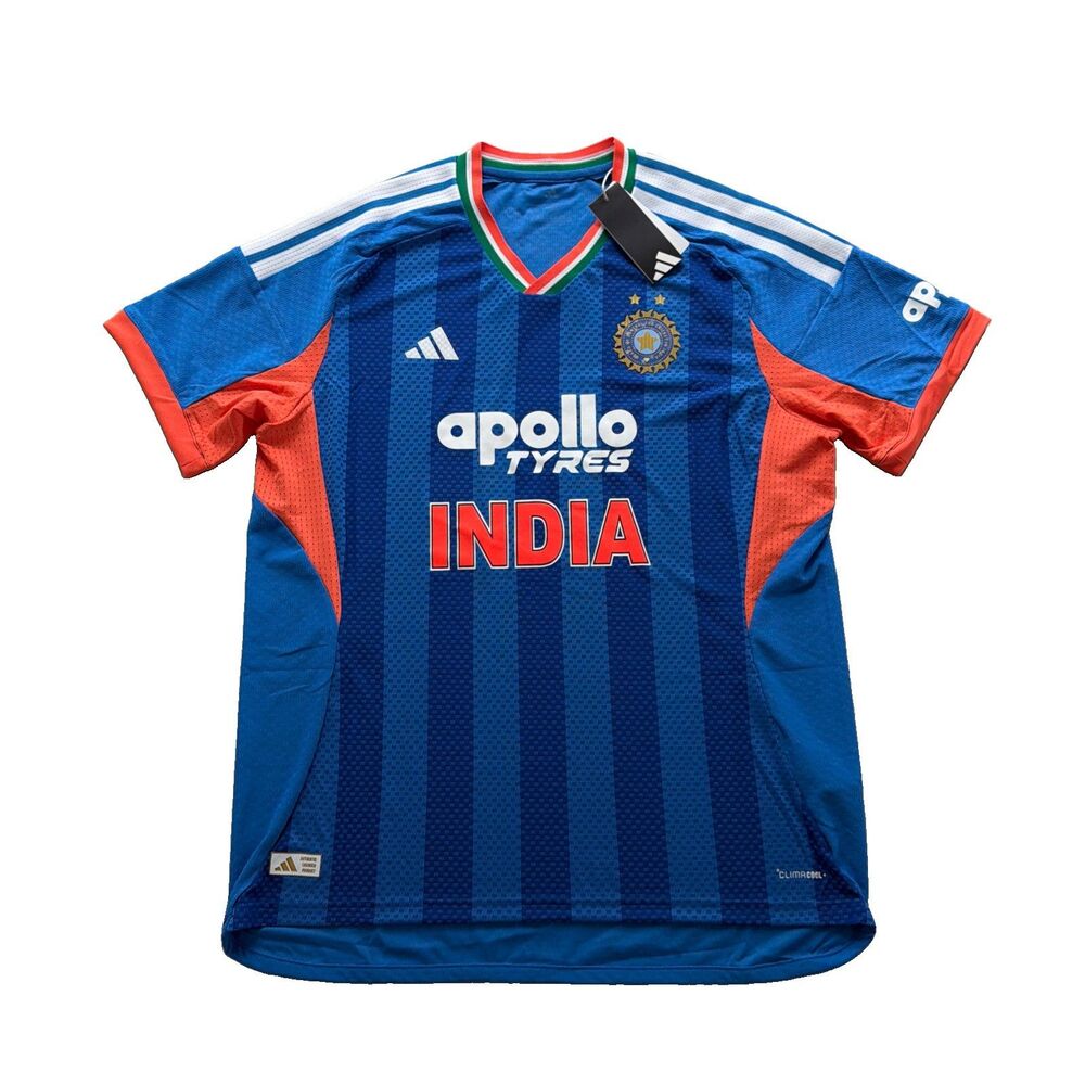 Adidas India T20 Cricket International Jersey 2026 Size L Men’s Style KS9355